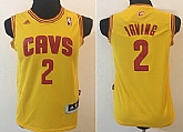 Youth Cleveland Cavaliers #2 Kyrie Irving Yellow Jerseys,baseball caps,new era cap wholesale,wholesale hats