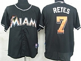 Youth Florida Marlins #7 Jose Reyes Black Jerseys,baseball caps,new era cap wholesale,wholesale hats