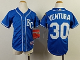 Youth Kansas City Royals #30 Yordano Ventura 2014 Blue Jerseys,baseball caps,new era cap wholesale,wholesale hats
