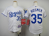 Youth Kansas City Royals #35 Eric Hosmer 2014 White Jerseys,baseball caps,new era cap wholesale,wholesale hats