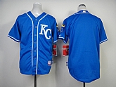 Youth Kansas City Royals Blank 2014 Blue Jerseys,baseball caps,new era cap wholesale,wholesale hats