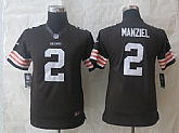 Youth Limited Nike Cleveland Browns #2 Manziel Brown Jerseys,baseball caps,new era cap wholesale,wholesale hats