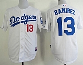 Youth Los Angeles Dodgers #13 Hanley Ramirez White Jerseys,baseball caps,new era cap wholesale,wholesale hats