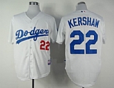 Youth Los Angeles Dodgers #22 Clayton Kershaw White Jerseys,baseball caps,new era cap wholesale,wholesale hats