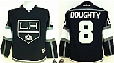 Youth Los Angeles Kings #8 Drew Doughty Black Jerseys,baseball caps,new era cap wholesale,wholesale hats