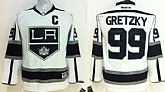 Youth Los Angeles Kings #99 Wayne Gretzky White Jerseys,baseball caps,new era cap wholesale,wholesale hats