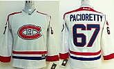 Youth Montreal Canadiens #67 Max Pacioretty White Jerseys,baseball caps,new era cap wholesale,wholesale hats
