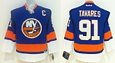 Youth New York Islanders #91 John Tavares Blue Jerseys,baseball caps,new era cap wholesale,wholesale hats