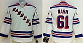 Youth New York Rangers #61 Rick Nash White Jerseys,baseball caps,new era cap wholesale,wholesale hats