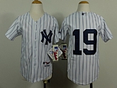 Youth New York Yankees #19 Masahiro Tanaka White Jerseys,baseball caps,new era cap wholesale,wholesale hats