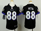Youth Nike Baltimore Ravens #88 Pitta Black Game Jerseys,baseball caps,new era cap wholesale,wholesale hats