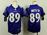 Youth Nike Baltimore Ravens #89 Smith SR Purple Game Jerseys,baseball caps,new era cap wholesale,wholesale hats