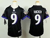 Youth Nike Baltimore Ravens #9 Tucker Black Game Jerseys,baseball caps,new era cap wholesale,wholesale hats