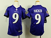 Youth Nike Baltimore Ravens #9 Tucker Purple Game Jerseys,baseball caps,new era cap wholesale,wholesale hats