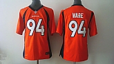 Youth Nike Denver Broncos #94 Ware Orange Game Jerseys,baseball caps,new era cap wholesale,wholesale hats