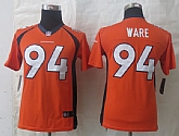 Youth Nike Limited Denver Broncos #94 Ware Orange Jerseys,baseball caps,new era cap wholesale,wholesale hats