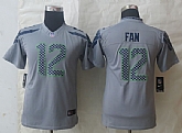 Youth Nike Limited Seattle Seahawks #12 Fan Gray Jerseys,baseball caps,new era cap wholesale,wholesale hats