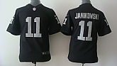 Youth Nike Oakland Raiders #11 Sebastian Janikowski Black Game Jerseys,baseball caps,new era cap wholesale,wholesale hats