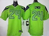 Youth Nike Seattle Seahawks #24 Marshawn Lynch Green Game Jerseys,baseball caps,new era cap wholesale,wholesale hats