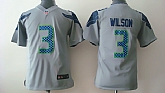 Youth Nike Seattle Seahawks #3 Russell Wilson Gray Game Jerseys,baseball caps,new era cap wholesale,wholesale hats