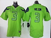 Youth Nike Seattle Seahawks #3 Russell Wilson Green Game Jerseys,baseball caps,new era cap wholesale,wholesale hats