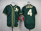 Youth Oakland Athletics #4 Crisp 2014 Green Jerseys,baseball caps,new era cap wholesale,wholesale hats