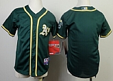 Youth Oakland Athletics Blank 2014 Green Jerseys,baseball caps,new era cap wholesale,wholesale hats