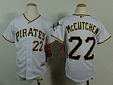 Youth Pittsburgh Pirates #22 Andrew McCutchen White Jerseys,baseball caps,new era cap wholesale,wholesale hats