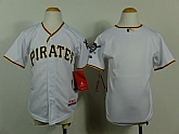 Youth Pittsburgh Pirates Blank White Jerseys,baseball caps,new era cap wholesale,wholesale hats
