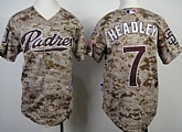 Youth San Diego Padres #7 Chase Headley 2014 Camo Jerseys,baseball caps,new era cap wholesale,wholesale hats