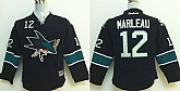 Youth San Jose Sharks #12 Patrick Marleau Black Jerseys,baseball caps,new era cap wholesale,wholesale hats