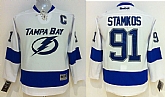 Youth Tampa Bay Lightning #91 Steven Stamkos White Jerseys,baseball caps,new era cap wholesale,wholesale hats
