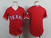Youth Texas Rangers Blank 2014 Red Jerseys,baseball caps,new era cap wholesale,wholesale hats