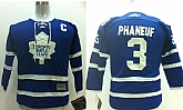 Youth Toronto Maple Leafs #3 Dion Phaneuf Blue Jerseys,baseball caps,new era cap wholesale,wholesale hats