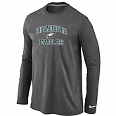 nike Philadelphia Eagles Heart & Soul Long Sleeve T-Shirt D.Gray,baseball caps,new era cap wholesale,wholesale hats