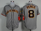 San Francisco Giants #8 Pence 2014 Gray Jerseys,baseball caps,new era cap wholesale,wholesale hats
