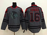 Chicago Blackhawks #16 Marcus Kruger Dark Gray Jerseys,baseball caps,new era cap wholesale,wholesale hats