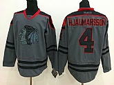 Chicago Blackhawks #4 Niklas Hjalmarsson Dark Gray Jerseys,baseball caps,new era cap wholesale,wholesale hats