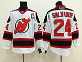 New Jersey Devils #24 Bryce Salvador White Jerseys,baseball caps,new era cap wholesale,wholesale hats