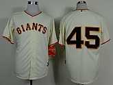 San Francisco Giants #45 Ishikawa 2014 Cream Cool Base Jerseys,baseball caps,new era cap wholesale,wholesale hats