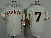 San Francisco Giants #7 Blanco 2014 Cream Cool Base Jerseys,baseball caps,new era cap wholesale,wholesale hats