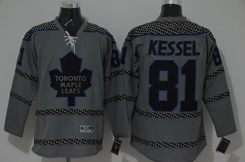 Toronto Maple Leafs #81 Phil Kessel Dark Gray Jerseys