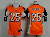 Womens Nike Cincinnati Bengals #25 Bernard Orange Game Team Jerseys,baseball caps,new era cap wholesale,wholesale hats