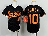 Youth Baltimore Orioles #10 Adam Jones Black Jerseys,baseball caps,new era cap wholesale,wholesale hats