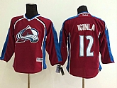 Youth Colorado Avalanche #12 Jarome Iginla Red Jerseys,baseball caps,new era cap wholesale,wholesale hats