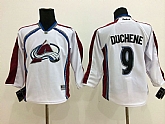 Youth Colorado Avalanche #9 Duchene White Jerseys,baseball caps,new era cap wholesale,wholesale hats