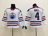 Youth Edmonton Oilers #4 Taylor Hall White Jerseys,baseball caps,new era cap wholesale,wholesale hats