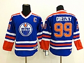 Youth Edmonton Oilers #99 Gretzky CCM Throwback Blue Jerseys,baseball caps,new era cap wholesale,wholesale hats