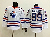 Youth Edmonton Oilers #99 Gretzky CCM Throwback White Jerseys,baseball caps,new era cap wholesale,wholesale hats