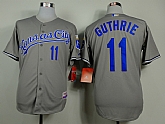 Kansas City Royals #11 Jeremy Guthrie Gray Jerseys,baseball caps,new era cap wholesale,wholesale hats